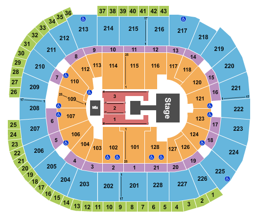 SAP Center SAP Center Seating Chart